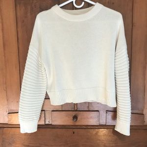 Topshop cream sweater